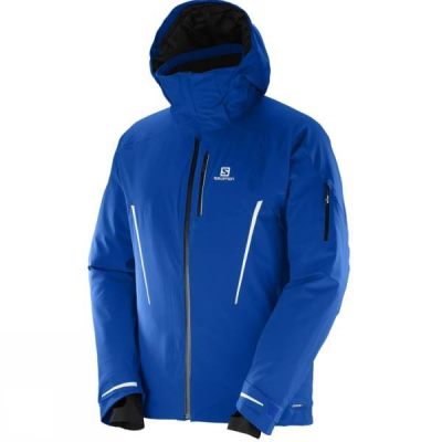 Chaquetas Salomon Speed Hombre - Azules - Chile FEU502189